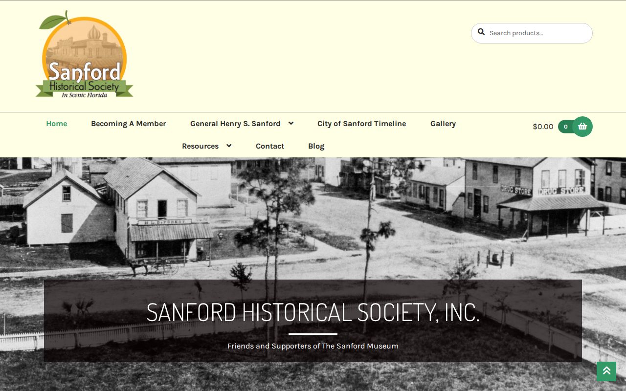 Sanford Historical Society overview of local history and Museum resources